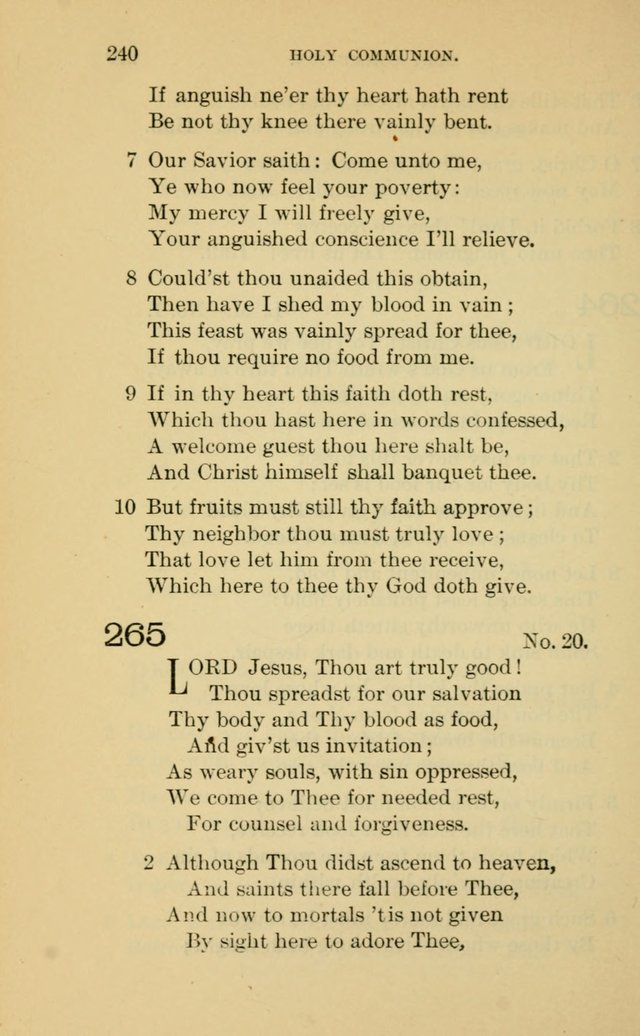 Evangelical Lutheran Hymnal. 9th ed. page 240