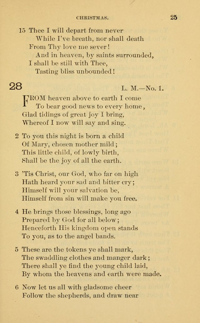 Evangelical Lutheran Hymnal. 9th ed. page 25