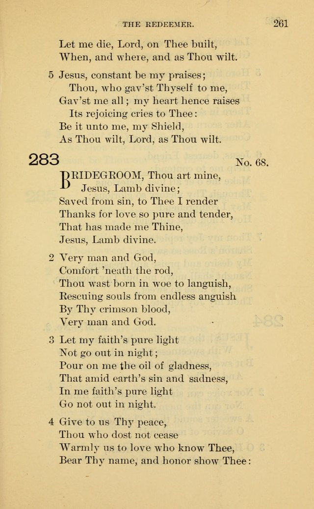 Evangelical Lutheran Hymnal. 9th ed. page 261