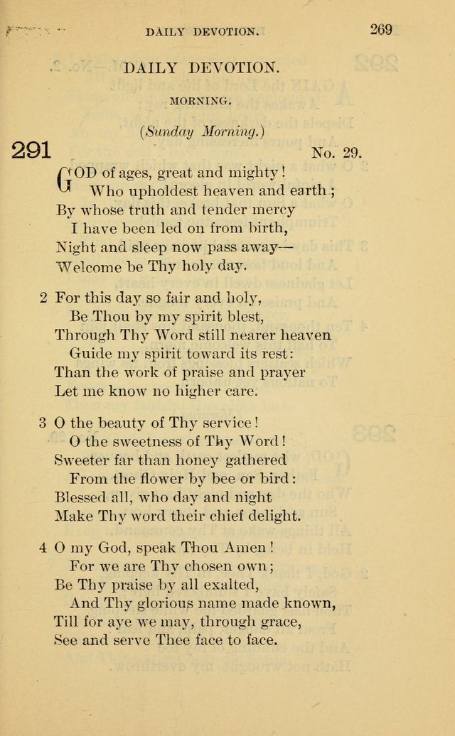 Evangelical Lutheran Hymnal. 9th ed. page 269