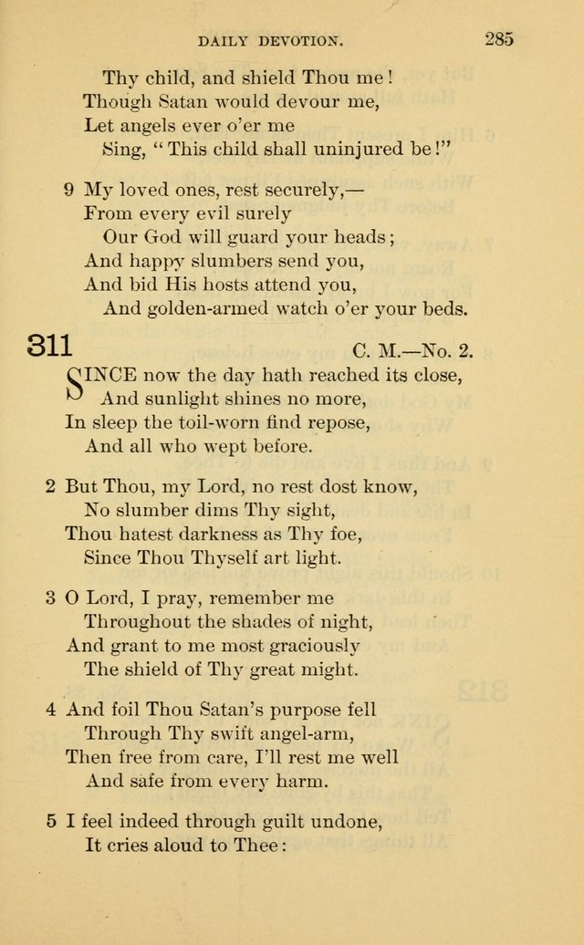 Evangelical Lutheran Hymnal. 9th ed. page 285