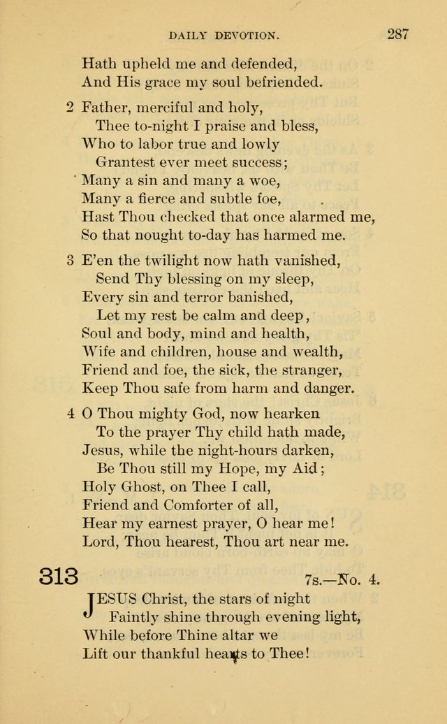 Evangelical Lutheran Hymnal. 9th ed. page 287
