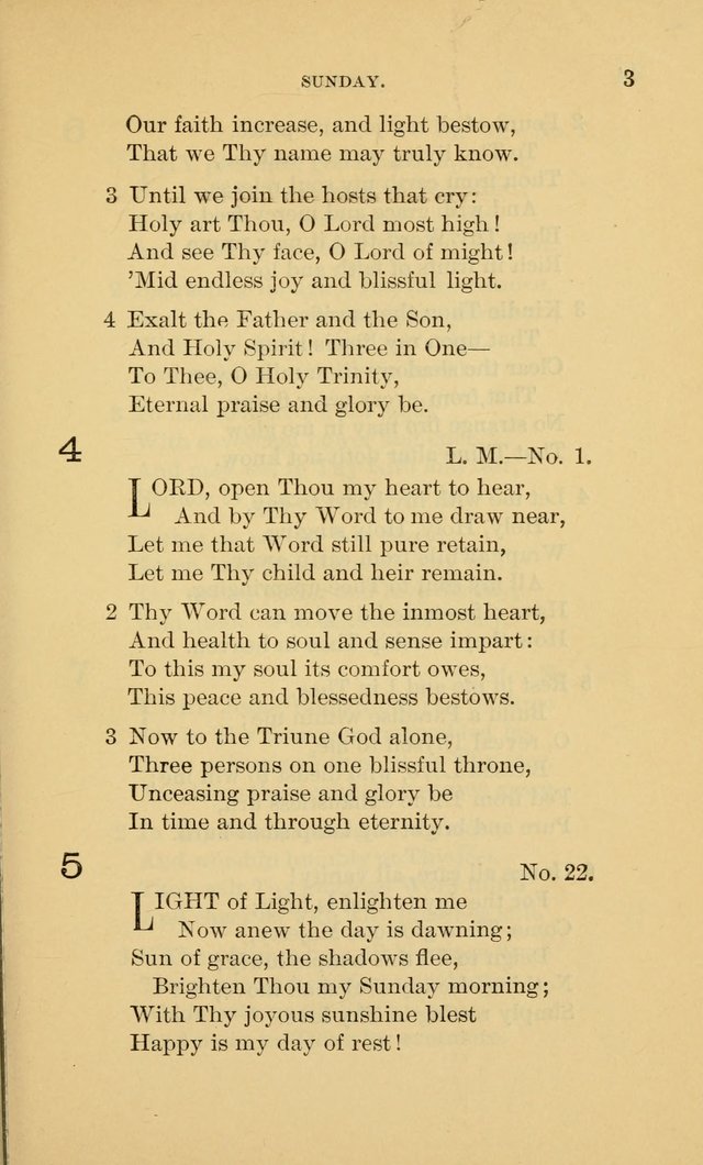 Evangelical Lutheran Hymnal. 9th ed. page 3