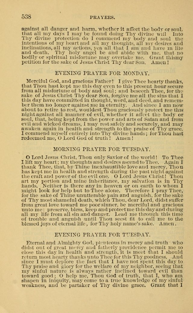 Evangelical Lutheran Hymnal. 9th ed. page 538