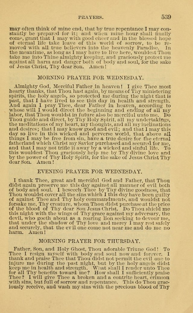 Evangelical Lutheran Hymnal. 9th ed. page 539