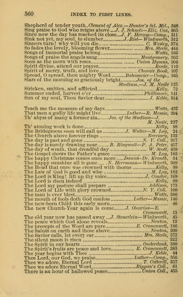 Evangelical Lutheran Hymnal. 9th ed. page 560