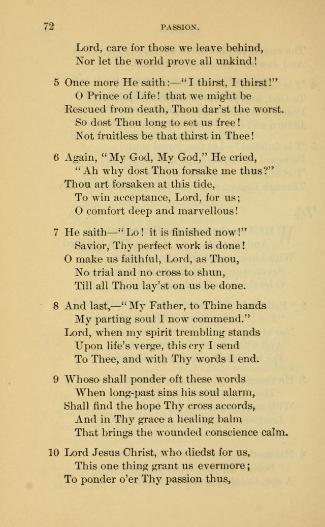 Evangelical Lutheran Hymnal. 9th ed. page 72