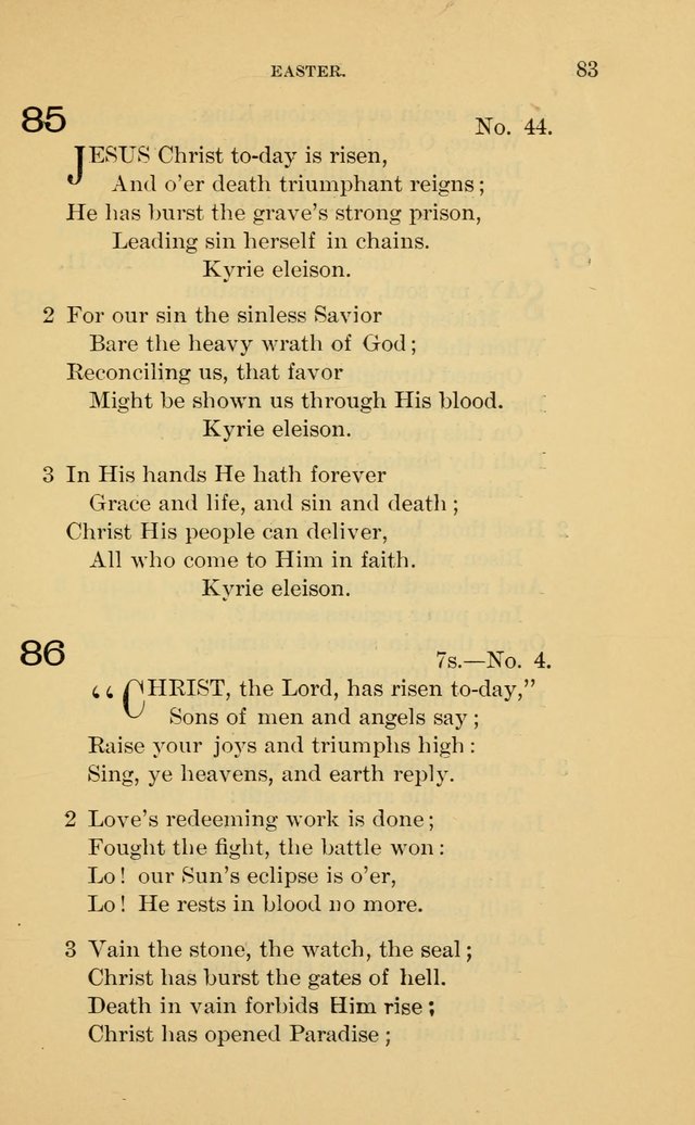Evangelical Lutheran Hymnal. 9th ed. page 83