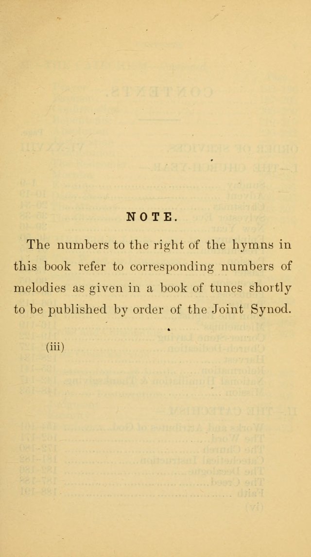 Evangelical Lutheran Hymnal. 9th ed. page xi