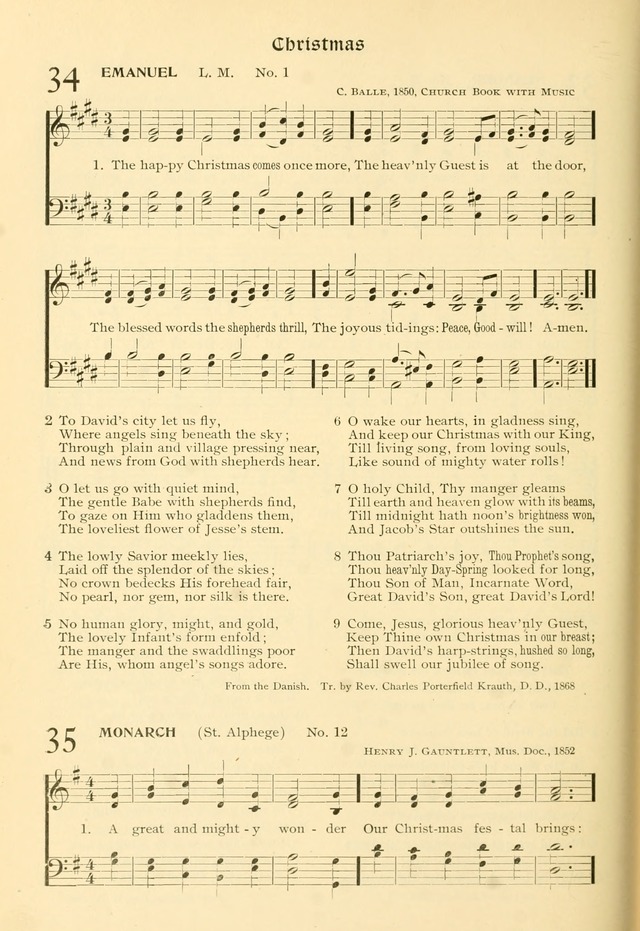 Evangelical Lutheran hymnal: with music page 103