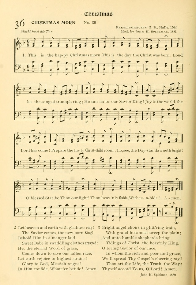 Evangelical Lutheran hymnal: with music page 105