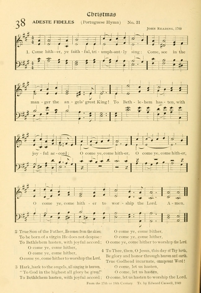 Evangelical Lutheran hymnal: with music page 107