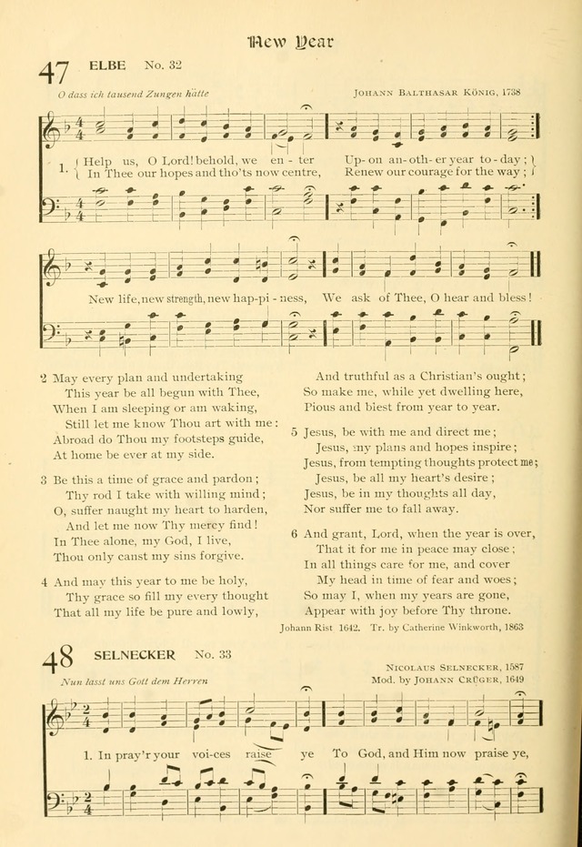 Evangelical Lutheran hymnal: with music page 115