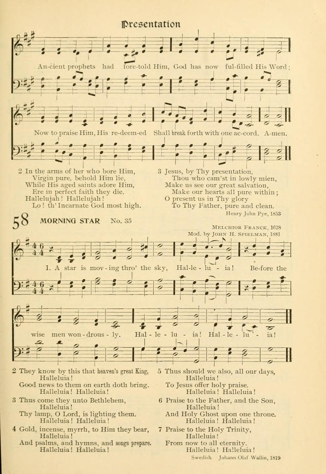 Evangelical Lutheran hymnal: with music page 124
