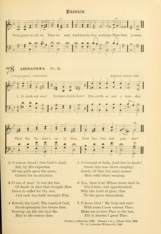 Evangelical Lutheran hymnal: with music page 142