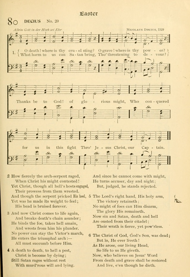 Evangelical Lutheran hymnal: with music page 144