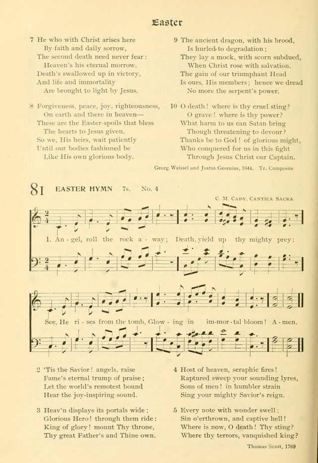 Evangelical Lutheran hymnal: with music page 145