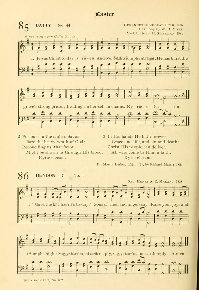 Evangelical Lutheran hymnal: with music page 149