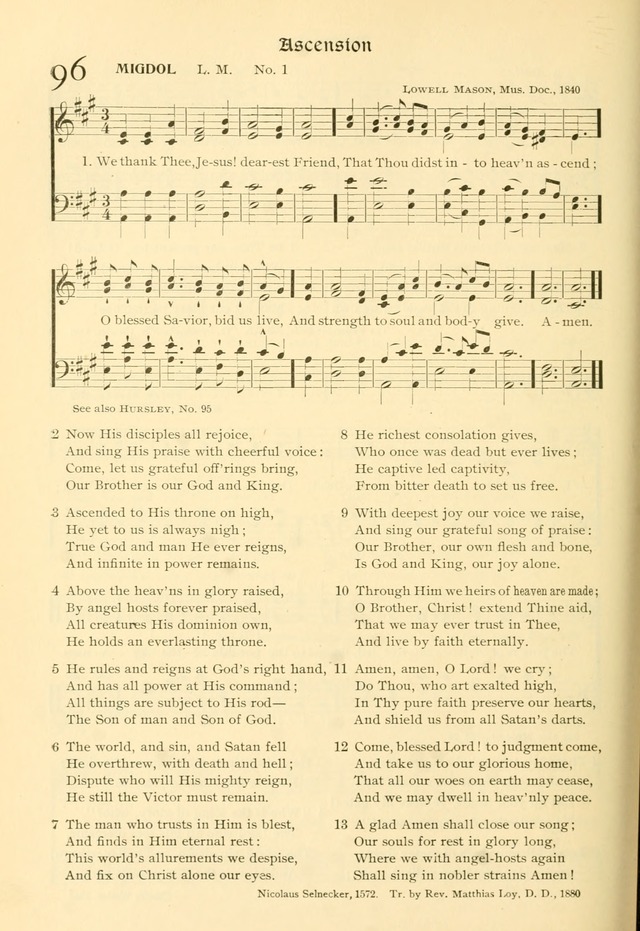 Evangelical Lutheran hymnal: with music page 157