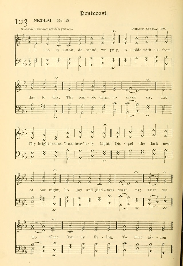 Evangelical Lutheran hymnal: with music page 163