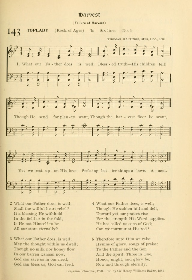 Evangelical Lutheran hymnal: with music page 198