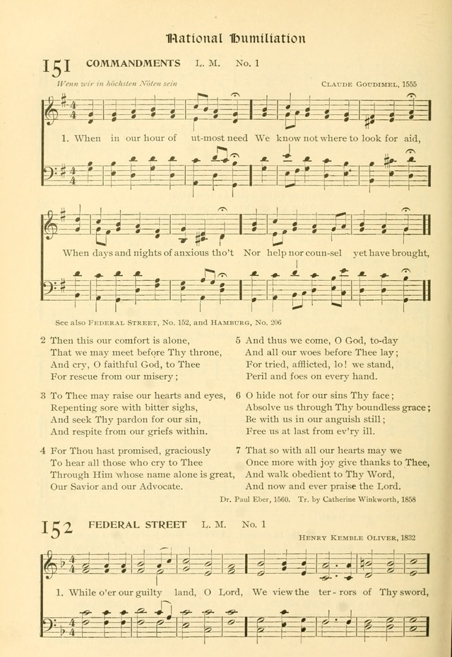 Evangelical Lutheran hymnal: with music page 205