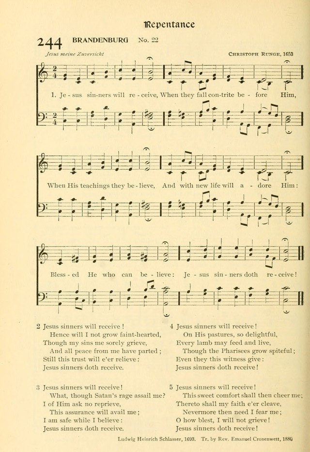 Evangelical Lutheran hymnal: with music page 277
