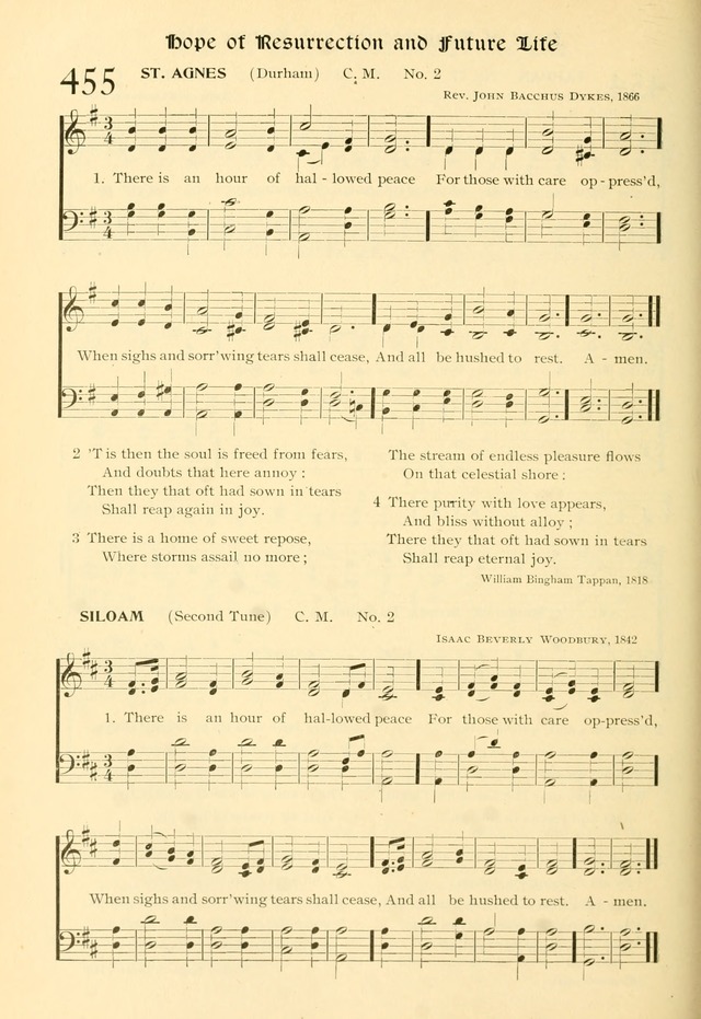 Evangelical Lutheran hymnal: with music page 453