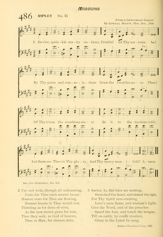 Evangelical Lutheran hymnal: with music page 481