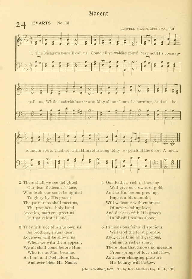 Evangelical Lutheran hymnal: with music page 93
