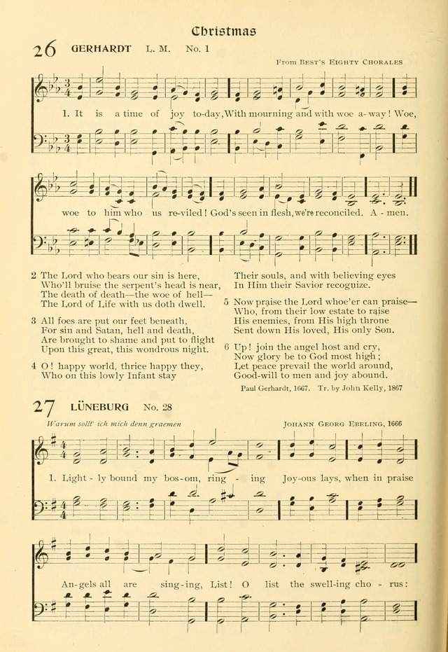 Evangelical Lutheran hymnal: with music page 95
