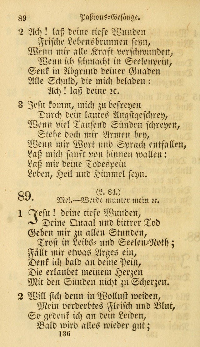 Evangelische Lieder-Sammlung: genommen aus der Liedersammlung und dem Gemeinschaftlichen Gesangbuch in den evanglischen Gemeinen page 136