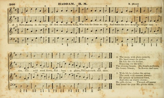 Evangelical Musick: or, The Sacred Minstrel and Sacred Harp United: consisting of a great variety of psalm and hymn tunes, set pieces, anthems, etc. (10th ed) page 200