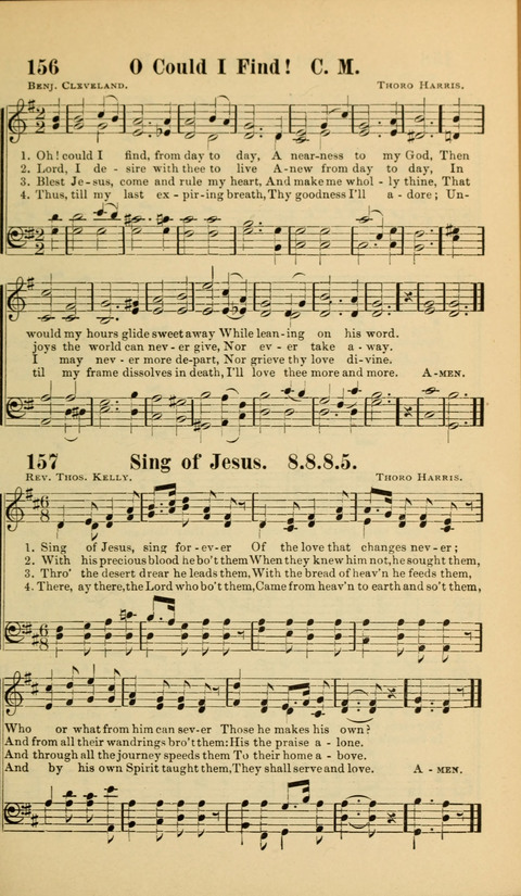Echoes of Paradise: a choice collection of Christian hymns suitable for Sabbath schools and all other departments of religious work page 155