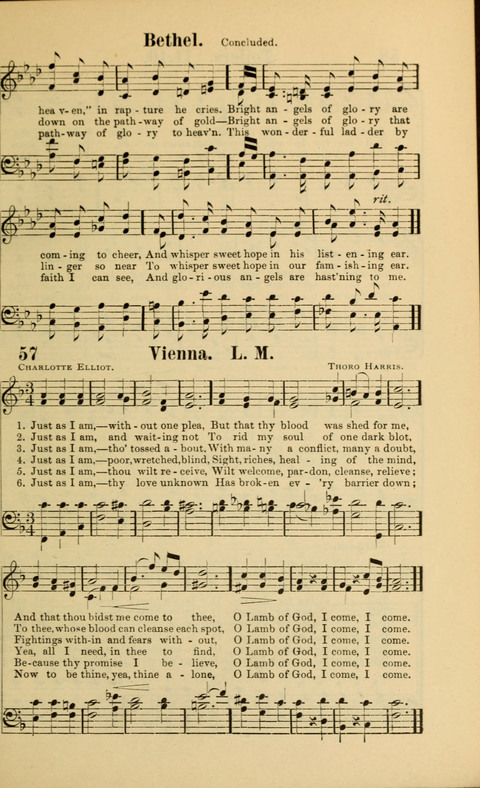 Echoes of Paradise: a choice collection of Christian hymns suitable for Sabbath schools and all other departments of religious work page 55