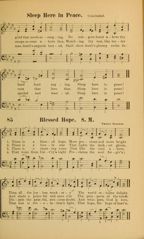 Echoes of Paradise: a choice collection of Christian hymns suitable for Sabbath schools and all other departments of religious work page 83
