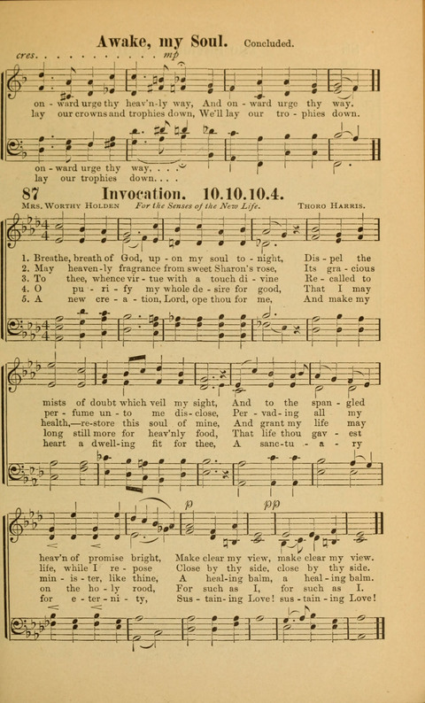 Echoes of Paradise: a choice collection of Christian hymns suitable for Sabbath schools and all other departments of religious work page 85