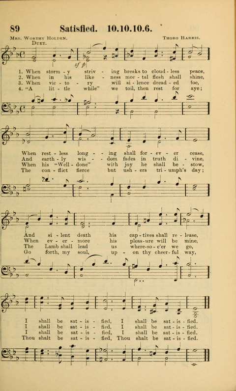 Echoes of Paradise: a choice collection of Christian hymns suitable for Sabbath schools and all other departments of religious work page 87