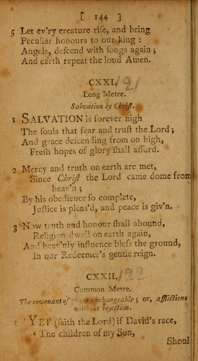Evangelical Psalms, Hymns, and Spiritual Songs: selected from various authors; and published by a Committee of the Convention of the churches, believing in the restitution of all men... page 152