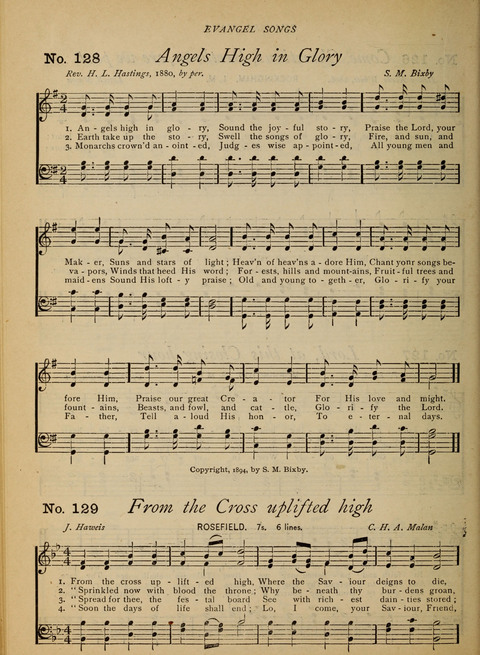 Evangel Songs: words and music, suitable for all services of sacred song page 106