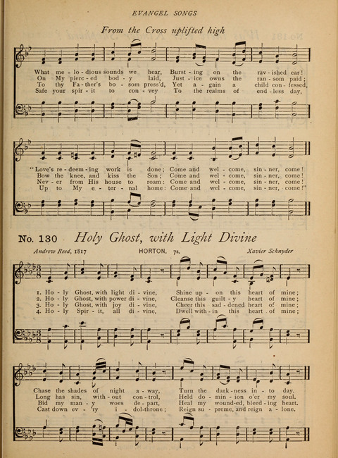 Evangel Songs: words and music, suitable for all services of sacred song page 107