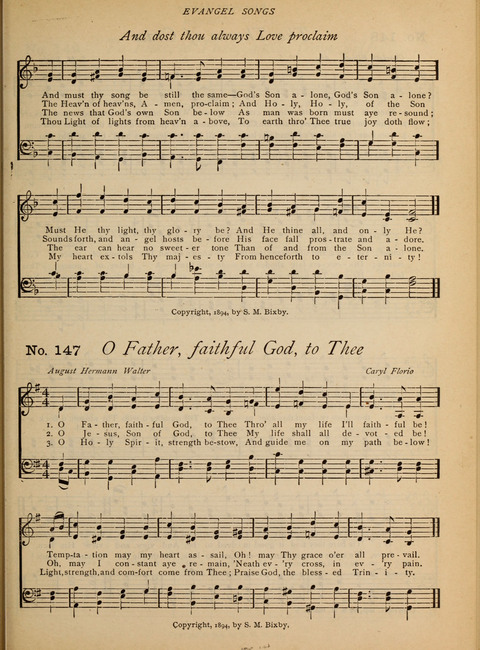 Evangel Songs: words and music, suitable for all services of sacred song page 121