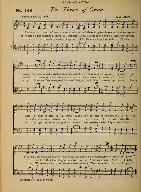 Evangel Songs: words and music, suitable for all services of sacred song page 122