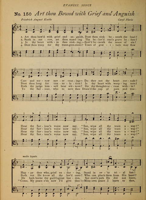 Evangel Songs: words and music, suitable for all services of sacred song page 124