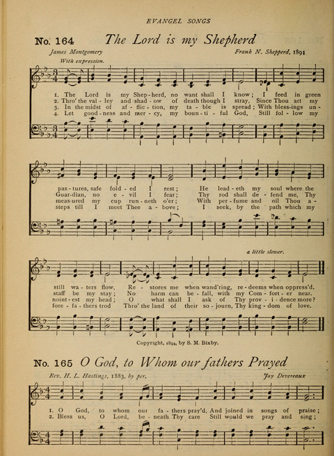 Evangel Songs: words and music, suitable for all services of sacred song page 136