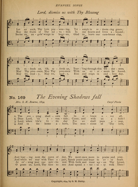 Evangel Songs: words and music, suitable for all services of sacred song page 139