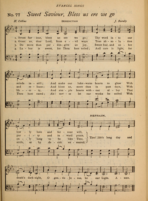 Evangel Songs: words and music, suitable for all services of sacred song page 63