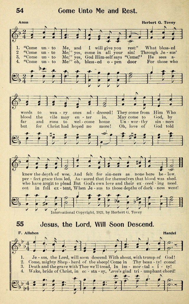 Evangelistic Songs page 54