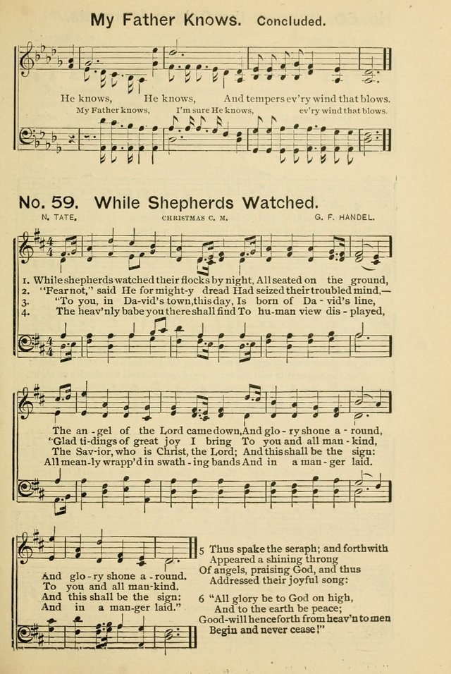Excellent Songs: for the Church and Sunday School page 59