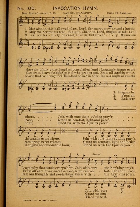 Epworth Songs: For use in the Epworth League, the Junior League, the Sunday-school, and in social services page 101
